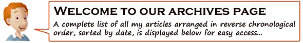 archives-page-allbloggingtips Table of Content