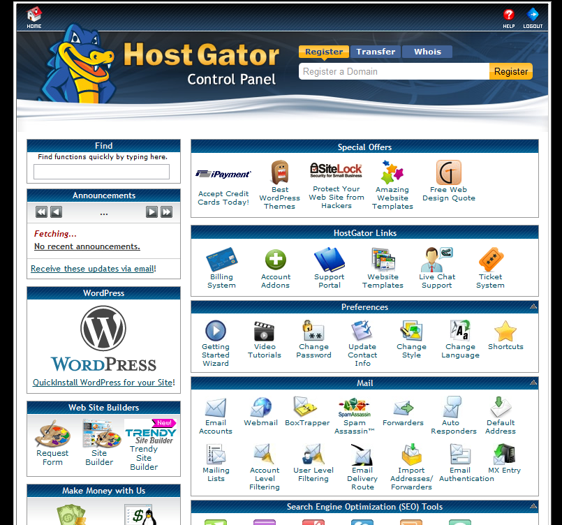 Hostgator-c-panel