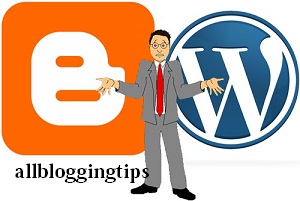 wordpress or blogger