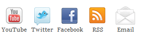 Social Icons with no - hover effect