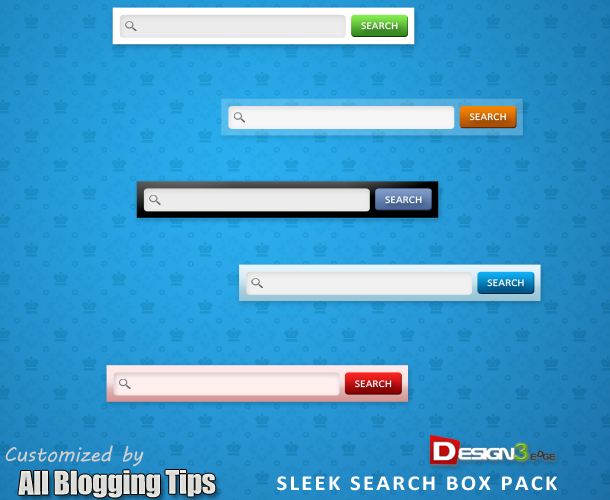 sleek search boxes by allbloggingtips