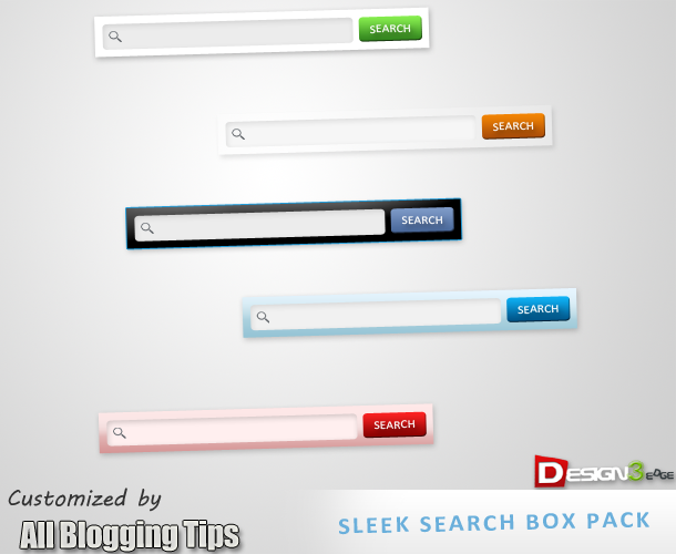 sleek search boxes by allbloggingtips