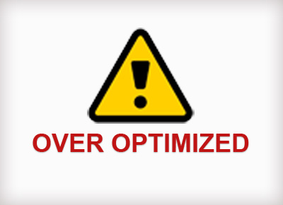 SEO over optimization